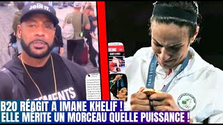 Booba Réagit au Victoire dImane Khelif Trig Ouahda quelle puissance 🙌🏻 [upl. by Cirderf]