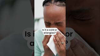 Is it a cold or just allergies allergies cold machealthsci shorts [upl. by Selmore820]