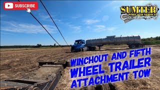 Winchout and fifth wheel trailer attachment tow [upl. by Radbourne]