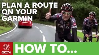 How To Plan A Route Using Your Garmin [upl. by Dnartreb]