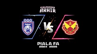 JDT vs Selangor  Final Piala FA 2024 [upl. by Onfre]