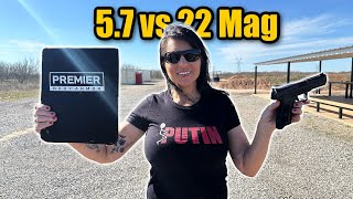 57 vs 22 Mag vs Body Armor [upl. by Airlia665]