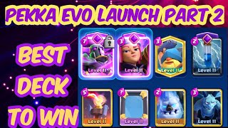 Not the Best Deck Pekka Evo Challenge Part 2 Clash Royale [upl. by Emiatej]