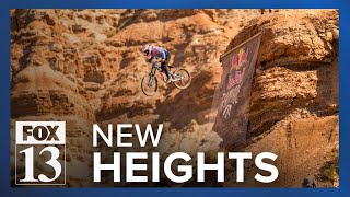 Women jump to new heights in firstever Red Bull Rampage competition [upl. by Marlea563]