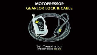 GearLok quotLock amp Cablequot Set Combination [upl. by Brittani]