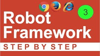 Robot Framework Beginner Tutorial 3  How to run test on browsers  CHROME FIREFOX IE EDGE [upl. by Barbabas]