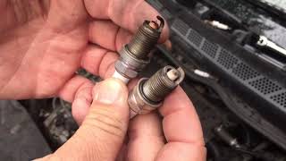 Honda Civic p0300 p0302 p0303 diagnosed and repaired including compression test and spark plugs [upl. by Eberly]