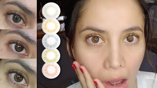 NEW OLens Eyelighter Glowy Contacts Review  I AM SHOOK [upl. by Lupiv]