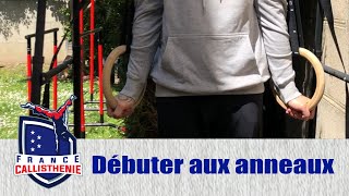 Callisthénie débuter aux anneaux séance complète [upl. by Tepper]