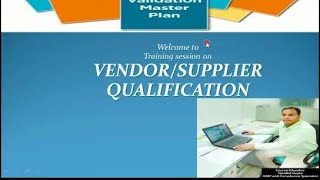 VendorSupplier Qualification in Pharma Industry [upl. by Akenahs]