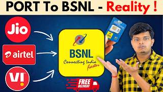 PORT to BSNL Easy Mobile Number Porting Guide with BSNL SIM Port Offer [upl. by Anrehs]