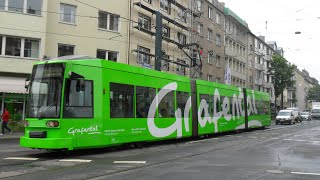 Sound Straßenbahn DuewagSiemens NF6  2133  Rheinbahn AG Düsseldorf [upl. by Joash]