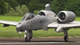 Warthog A10 RC Jet with the characteristic Brrrr Gatling Gun Sound in Action [upl. by Sunshine]