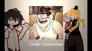 Gravity falls react to  Part2 [upl. by Eesac]