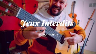 TUTO GUITARE  Jeux Interdits part1 [upl. by Nibur]