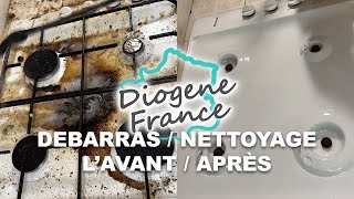 Diogène France  2 jours de débarras et nettoyage extrême à Paris [upl. by Odlanar]