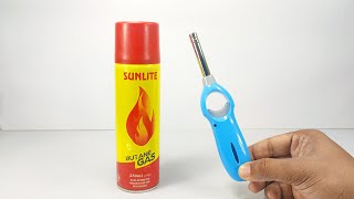 How to refill a lighter Butane Gas [upl. by Melar]