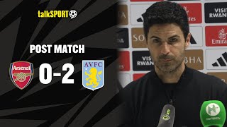 IM FRUSTRATED 😤 Mikel Arteta EXPLAINS Why Arsenal Lost Against Aston Villa [upl. by Ysnil74]