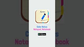 Create Colorful Personal Notes 📝 Color Notes Notepad Notebook App ✅ Make todo list with Notepad [upl. by Yeslek]