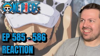 One Piece Episodes 585586 Reaction  Punk Hazard Arc [upl. by Reld]