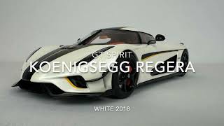 GT Spirit 118 Koenigsegg Regera White 2018 Unveiled  Model Universe [upl. by Lisha]