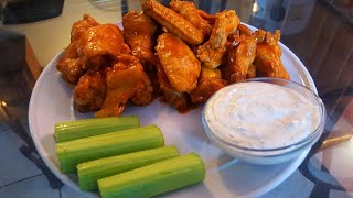 How to make New Orleans Hot Wings with Ranch dressing from scratch [upl. by Ecyak908]