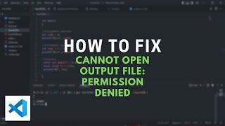 How to fix Cannot open output file Permission denied collect2exe error ld returned 1 exit status [upl. by Akineg]