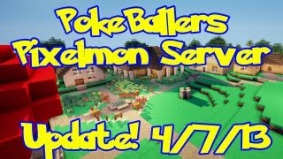 Pixelmon Server PokeBallers Update TeamSpeak Servers Quests  More [upl. by Hoffer597]