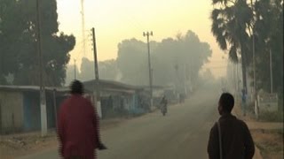 Lharmattan sévit à Odienné dans le nord de la Côte dIvoire [upl. by Gwynne]