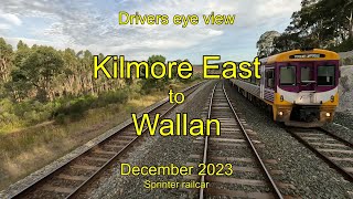 Drivers eye view Kilmore East to Wallan Dec 2023 [upl. by Adnamar]