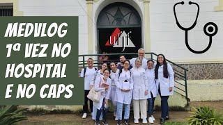 MEDVLOG 10 PASSEI EM UMA LIGA🫀🥼PRIMEIRA VEZ NO HOSPITAL  Medicina depois dos 30 na federal [upl. by Nnalorac]