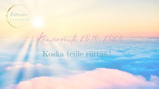 KANAVOINTI  KOSKA TEILLE RIITTÄÄ [upl. by Schapira]