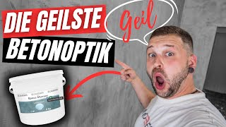 BETONOPTIK ⎜Spachteltechnik  Kreativ ohne Folie 🤙🏼 [upl. by Atsiuqal]