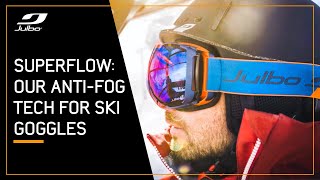 SuperFlow discover our antifog system for ski goggles  Julbo [upl. by Chloris]