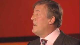 Stephen Fry  Intelligence Squared debate 1 [upl. by Idzik]