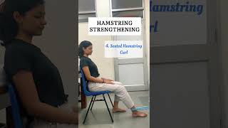 Hamstring Strengthening Exercises physiotherapy [upl. by Melena]