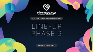 Electric love Festival 2024 LineUp Phase 3 [upl. by Amir504]