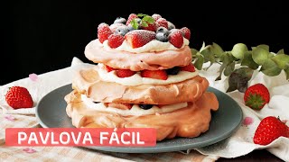 Recetas de pavlova  Pavlova con frutos rojos  Tastemade [upl. by Reiss741]