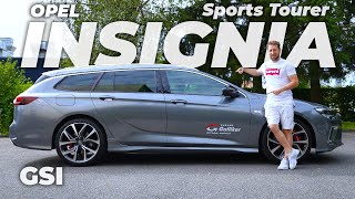 New Opel Insignia Sports Tourer GSI 2022 Review [upl. by Llertac]