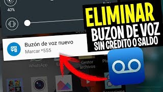 Quitar BUZON DE VOZ sin saldo o credito 2022  Android amp iOs [upl. by Nwahsem]