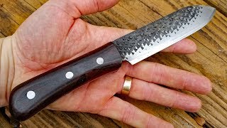 Making a Knife from Rasp  Knife Making for Beginners [upl. by Aivax]