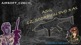 CZ EVO 3 A1 Scorpion From ASG  Review amp Airsoft Gameplay [upl. by Cirde810]