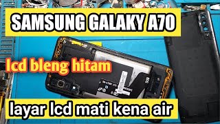 SAMSUNG A70 lcd bleng hitam di cas ada getar samsung a70 lcd display samsung a70 lcd light solution [upl. by Nayar877]