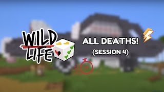 All Deaths on Wild Life SMP SESSION 4 [upl. by Adleremse]