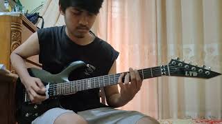 AurthohinAnmone Guitar solo Cover  Partha Barua [upl. by Oetomit]