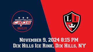 Complete Game 202425 Washington Little Caps 18U Elite 9 Nov vs LI Royals 18U Elite [upl. by Miharbi]