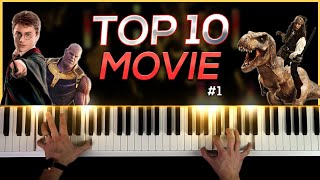 Top 10 Soundtracks On Piano Pt 1 [upl. by Nesahc899]