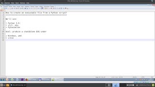 How to create an executable file from a Python script [upl. by Marvin]