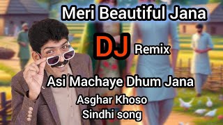 Esi Machaye Dhum Jana Jhum Birabar Jhum Jana Volum Hoga Full Meri Jana Beautiful Sindhi DJ song [upl. by Ahsikat]