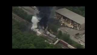 Rosedale MD Baltimore County Train Crash amp Explosion w Radio Traffic 52813 [upl. by Ecart]